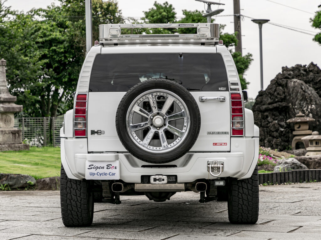 ハマーH3後方写真