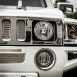 ハマーH3ヘッドライト写真