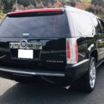 キャデラックエスカレードリムジン仕様後方画像